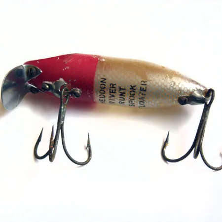 Heddon River Runt Spook Vobleris, Raudona/Balta, 12g, #0187