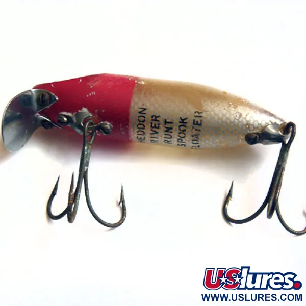 Heddon River Runt Spook Vobleris, Raudona/Balta, 12g, #0187