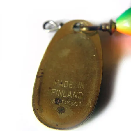 Blue Fox Super Vibrax 2 Minnow Suktukė, Žalia/Geltona/Oranžinė, 8g, #0227