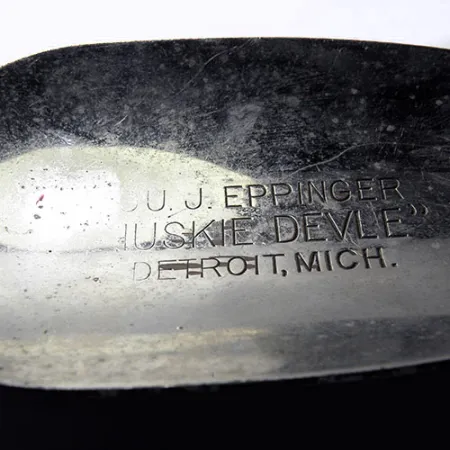 Eppinger Dardevle Huskie Devle Blinkė, Raudona / Balta, 91g, Lapelis, #0245