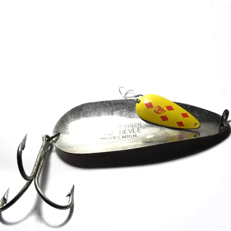 Eppinger Dardevle Huskie Devle Blinkė, Raudona / Balta, 91g, Lapelis, #0245