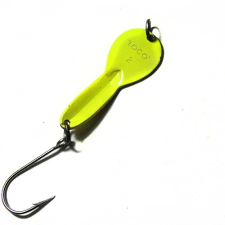 Blizgė Luhr Jensen Loco 2, Geltona / Raudona, 9g, Klasika, #0246