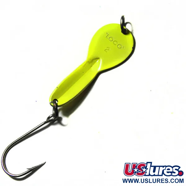 Blizgė Luhr Jensen Loco 2, Geltona / Raudona, 9g, Klasika, #0246