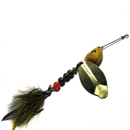 Mepps Lusox 2 Sukrė, Geltona, 17g, Galvutė su svoriu, #0249