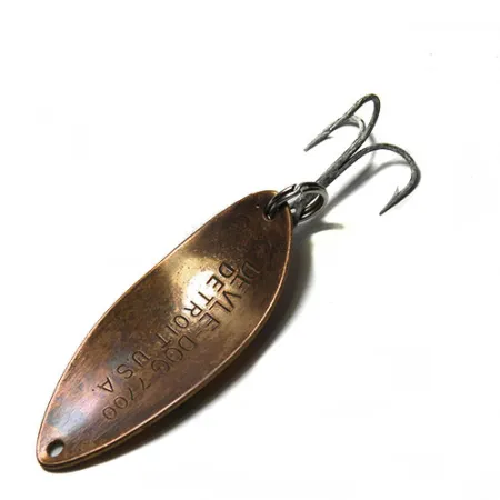 Dardevle Devle Dog Blizgė, Geltona/Žalia/Oranžinė, 14g, Koriai, #0260