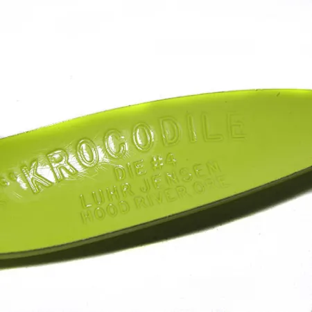 Luhr Jensen Krocodile Die #4 Blizgė, Geltona/Žalia, 14g, Tolimas, #0263