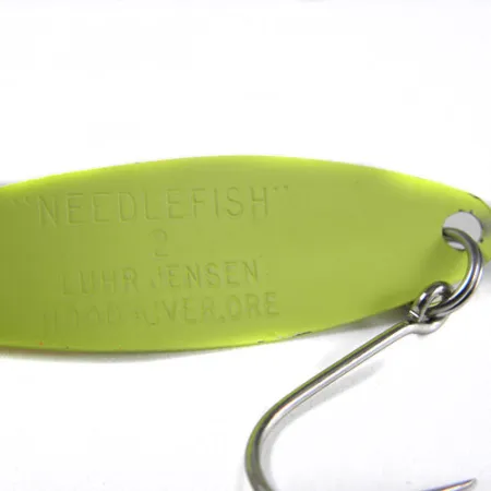 Luhr Jensen Needle fish 2 Blizgė, Geltona / Raudona, 3g, Viengubas kablys, #0372