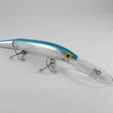 Rebel Spoonbill Minnow Jointed Vobleris, Sidabras/Mėlyna, 21g, Narys, #0397