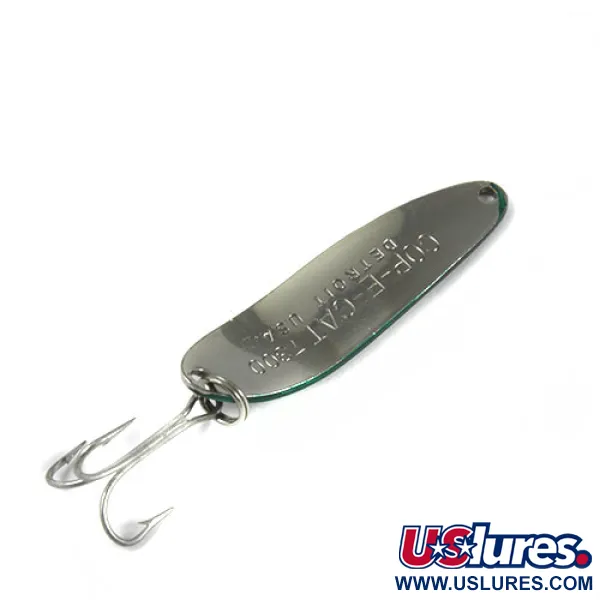 Dardevle Cop-E-Cat 7300 Blizgė, Nikelis / Žalia, 10g, #0424