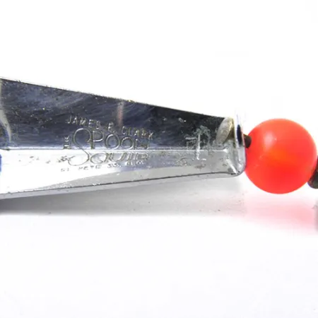 Clark Spoon Blizgė, Nikelis / Raudona, 8g, Žolėms atspari, #0467