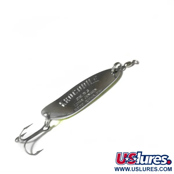 Luhr Jensen Krocodile Die #3 Blisgė, Geltona/Žalia/Juoda, 10g, #0485