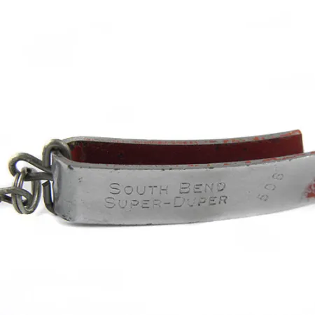 South Bend Super-Duper 506 Blizgė, Nikelis/Raudona, 7g, U-forma, #0491