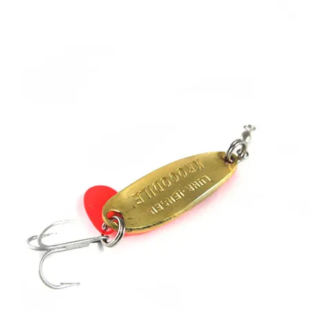 Luhr Jensen Krocodile Vartiklė, Oranžinė/Žalvaris/Hologram, 9g, #0508