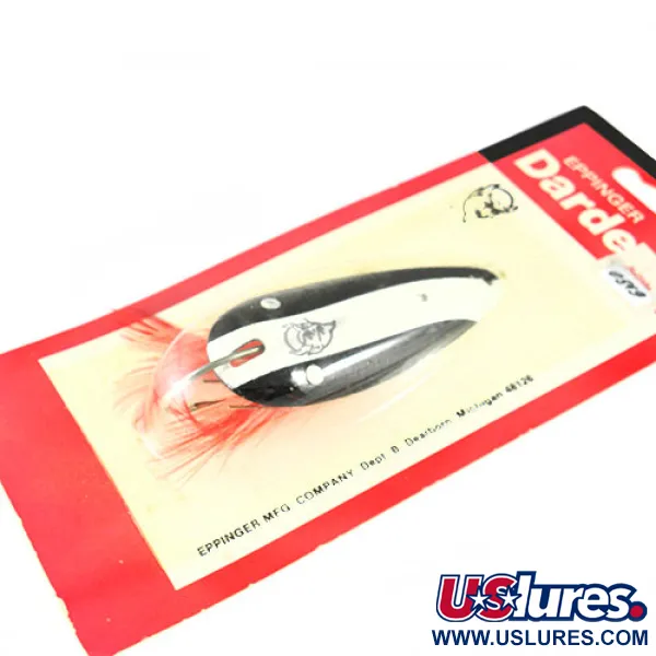 Eppinger Weedless Dardevlet Blizgė, Juoda/Balta, 21g, neseisėjanti, #0542