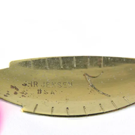 Luhr Jensen Blizgė, Balta/Raudona/Žalia, 4.3g, Rausvas atraktorius, #0622