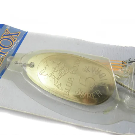 Blue Fox Super Vibrax 5 Sukre, Auksinė, 14g, Anti-persisukimas, #0663