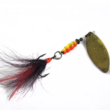 Mepps Aglia Long 4 Dressed Sukriukė, Auksinė / Oranžinė, 17g, #0667