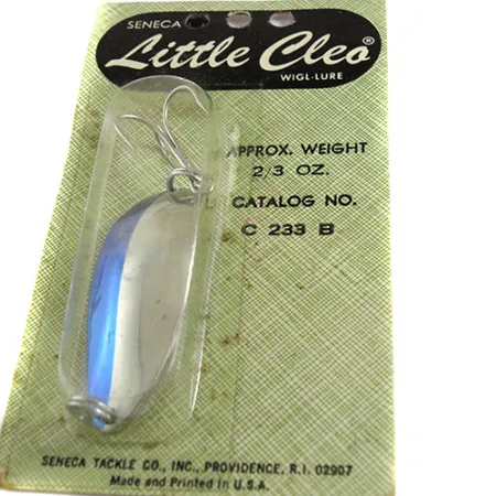 Seneca Little Cleo (Hula Girl) Blizgė, Nikelis / Mėlyna, 18g, #0673