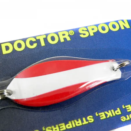 Prescott Spinner Little Doctor Blizgė, Raudona/Balta, 10g, 2in1, #0728