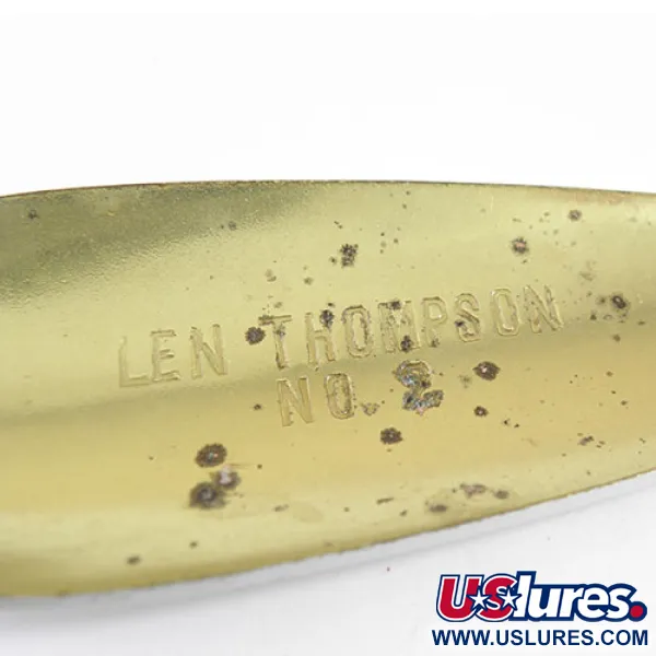 Blizgė Len Thompson #2, Raudona / Balta, 28g, Žalvaris, #0739