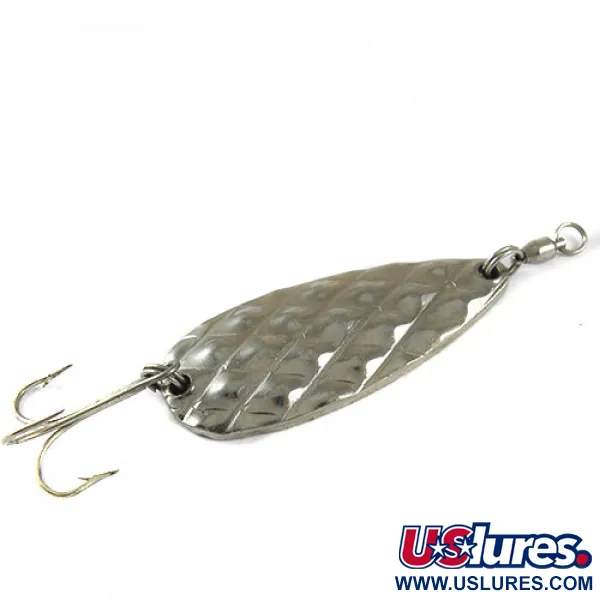 Cabela's Diamond Spoon Blinkė, Nikelis, 21g, Rombinis Raštas, #0745