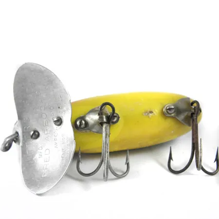 Fred Arbogast Jitterbug Paviršinis Masalas, Ešerys, 10g, Vintage, #0799