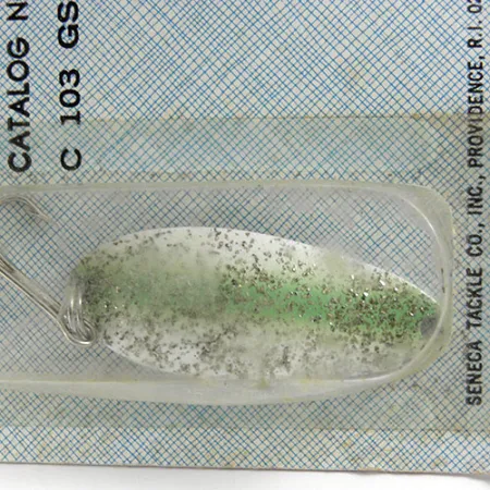 Seneca Little Cleo (Hula Girl) Blizgė, Balta/Žal/Blizg, 10g, #0803