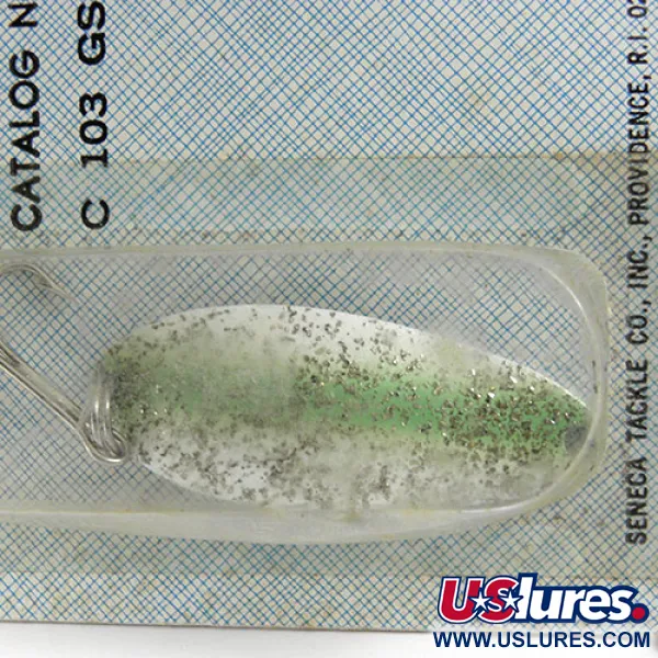 Seneca Little Cleo (Hula Girl) Blizgė, Balta/Žal/Blizg, 10g, #0803