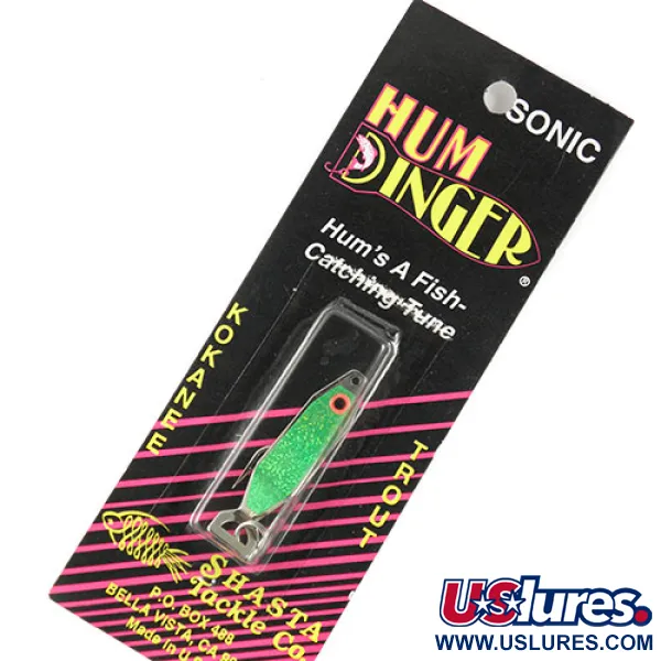 Shasta Humdinger Blizgė, Nikelis/Žalia/Blizgučiai, 3.5g, Kablys #0815