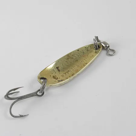 Luhr Jensen Krocodile Blizgė, Auksinė / Purpurinė, 9g, Tolimas Metimas, #0873