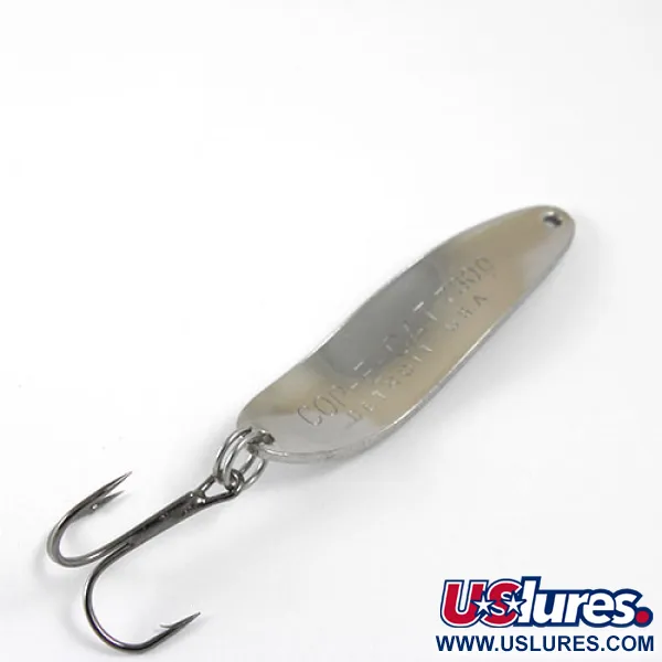 Dardevle Cop-E-Cat 7300 Blizgė, Nikelis/Žalia, 10g, Korių raštas, #0874