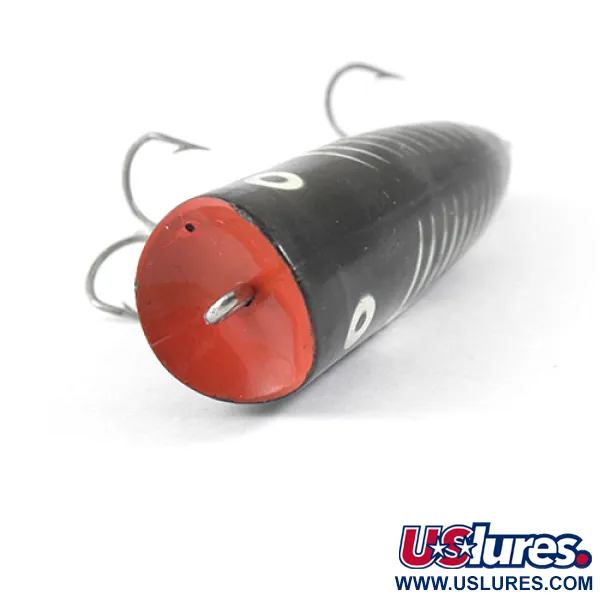 Popper Heddon Chugger Spook, Juoda/Balta/Raudona, 14g, Paviršinis, #0875