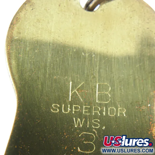 K-B Bait K-B Spoon Blizgė, Žalvaris, 25g, Muštas paviršius, #0891