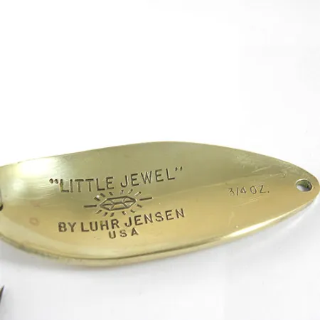 Luhr Jensen Little Jewel Blizgė, Žalvaris, 21g, Vintage, #0918