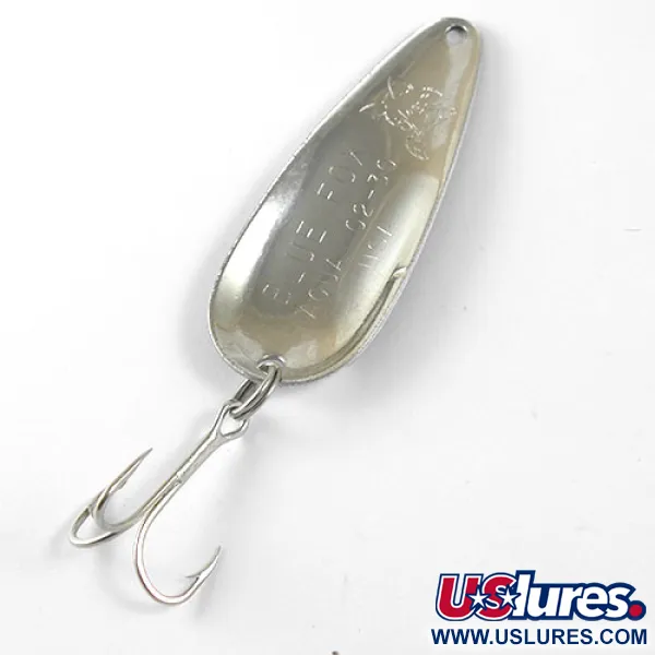 Blue Fox Strobe Aqua Blizgė, Balta / Juoda, 10g, USA, #0921