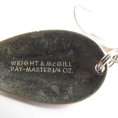 Wright & McGill Pay-Master Vartiklė, Raudona/Balta/Nikeliuota, 7g, #0941