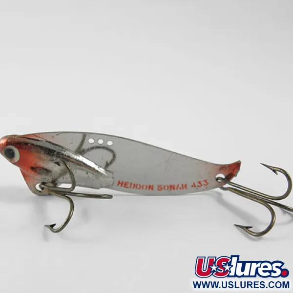 Heddon Sonar 433 Cikada, Nikelis / Raudona, 14g, JAV, #0945