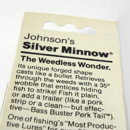 Weedless Johnson Silver Minnow Blizgė, Auksas, 5g, Bežolė, #1017