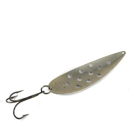 Chruscz Spoonfish Blizgė, Nikelis, 28g, perforuota, #1018