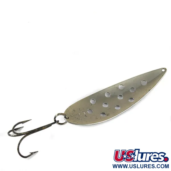 Chruscz Spoonfish Blizgė, Nikelis, 28g, perforuota, #1018
