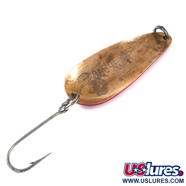 Eppinger Dardevle Imp Blizgė, Raudona/Balta/Varis, 11g, Vintage, #1033