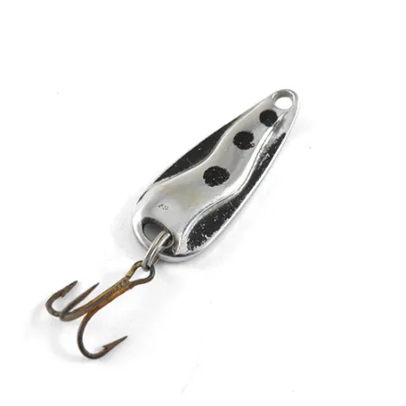 Luhr Jensen Hot Shot W Blisgė, Nikelis / Juoda, 4.5g, #1055