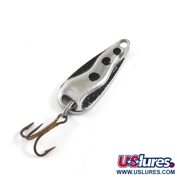 Luhr Jensen Hot Shot W Blisgė, Nikelis / Juoda, 4.5g, #1055