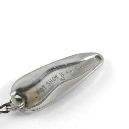 Luhr Jensen Hot Shot W Blisgė, Nikelis / Juoda, 4.5g, #1055