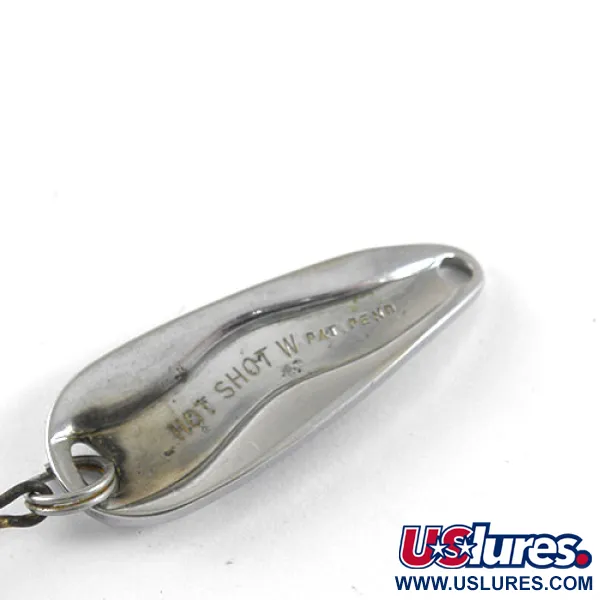 Luhr Jensen Hot Shot W Blisgė, Nikelis / Juoda, 4.5g, #1055