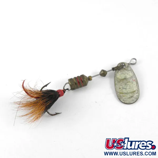 Mepps Comet 1 Dressed Sukrė, Nikelis/Balta/Raudona, 3,5g, #1081