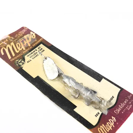 Mepps 3 Comet (with soft bait) Suktukė, Nikelis, 17g, Vintage, #1093