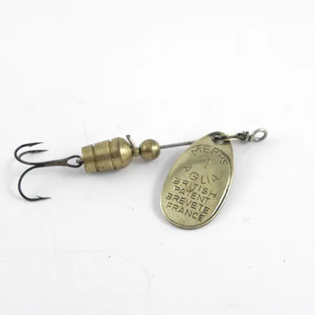 Mepps Aglia 1 Sukrė, Žalvaris, 3,5g, Prancūzų Patentas, #1102