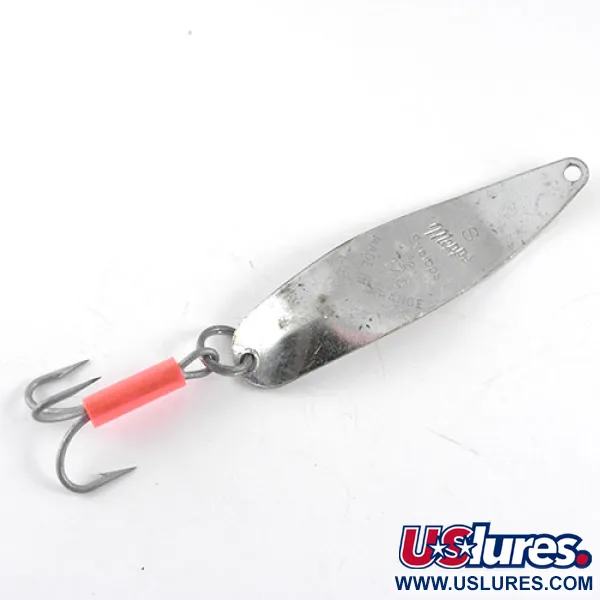 Mepps Syclops 2 Blizgė, Nikelis / Rožinė, 17g, S formos, #1107