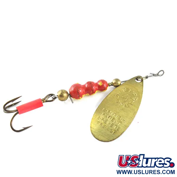 Mepps Comet 4 Sukrė, Žalvaris, 11g, Vintažinė, #1121